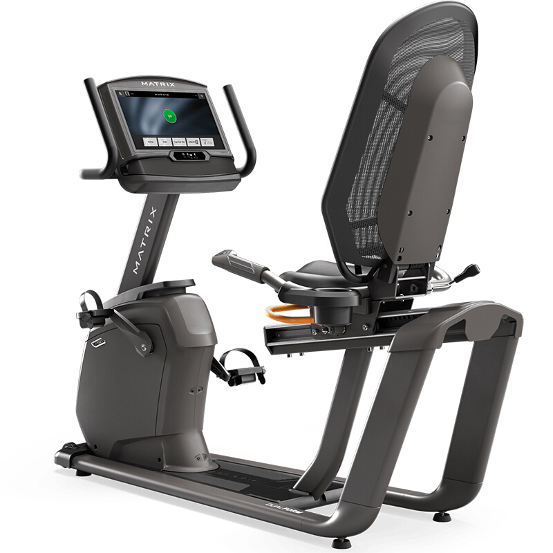 喬山(JOHNSON)健身車R50 家用靜音臥式腳踏車 功率自行車 15.6吋彩色觸屏XIR